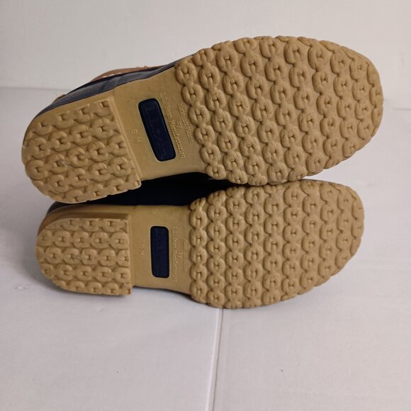 L.L. Bean Women’s Bean Boots Blue Bottom Waterproof Duck Boots Size 6M EUC - Picture 11 of 15